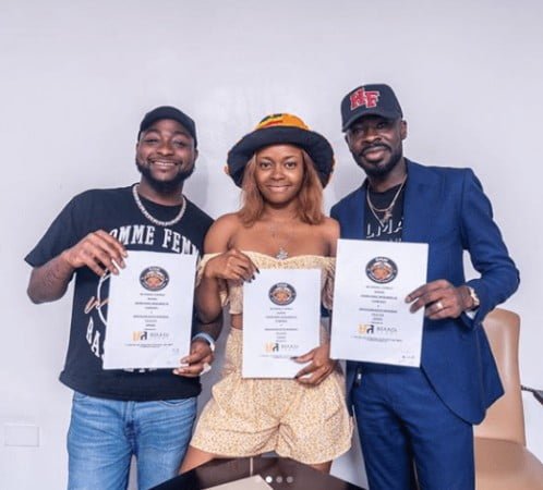 Davido Officially signs Liya to DMW and 30BG