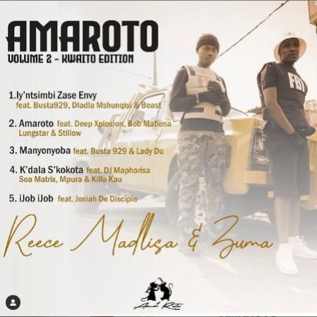 Reece Madlisa & Zuma – K’dala Skokota ft. DJ Maphorisa, Soa Mattrix, Mpura & Killer Kau mp3 download free lyrics