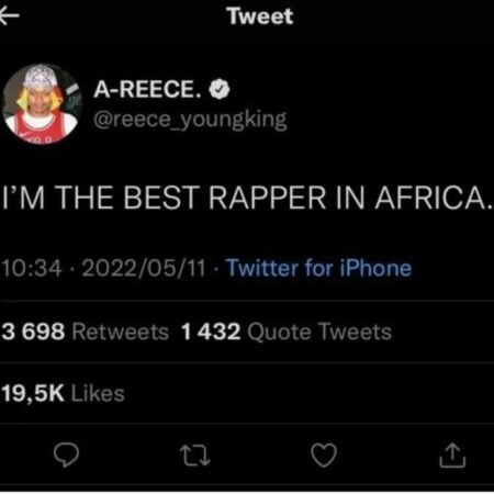 Lucasraps – Best Rapper In Africa (A-Reece Diss) mp3 download free lyrics